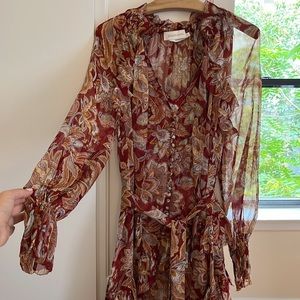 Zimmerman Red Floral Dress